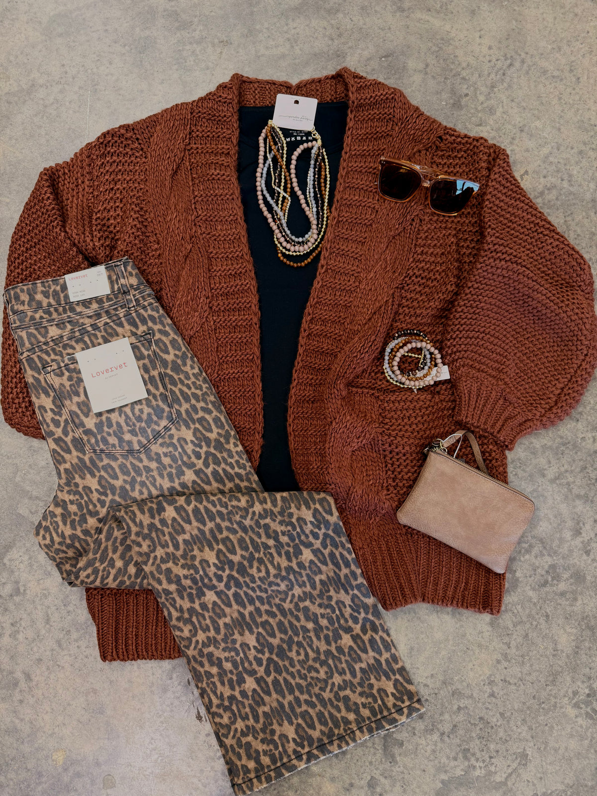 Leopard Crop Jeans