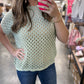 Green Tea Crochet Top