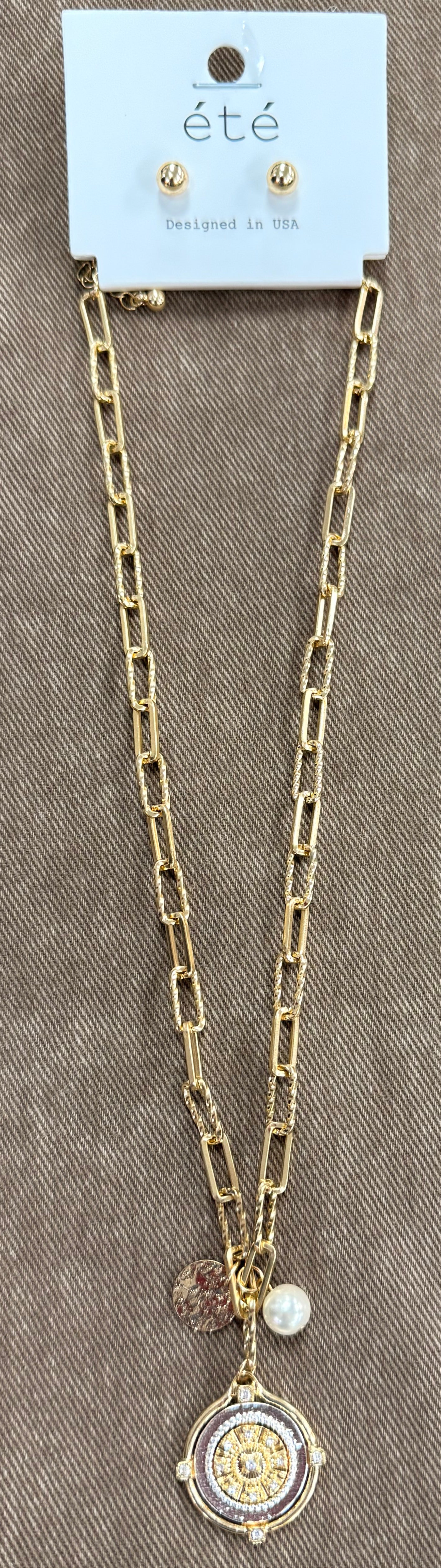 Compass Pendant Necklace