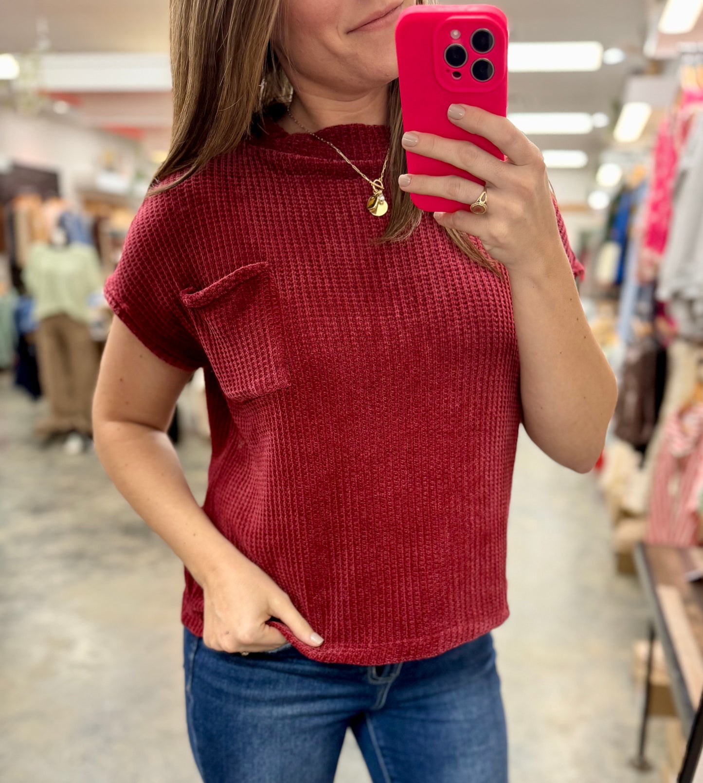 The Luxe Chenille Waffle Knit