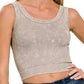 Sophia Ribbed Crop Tank
