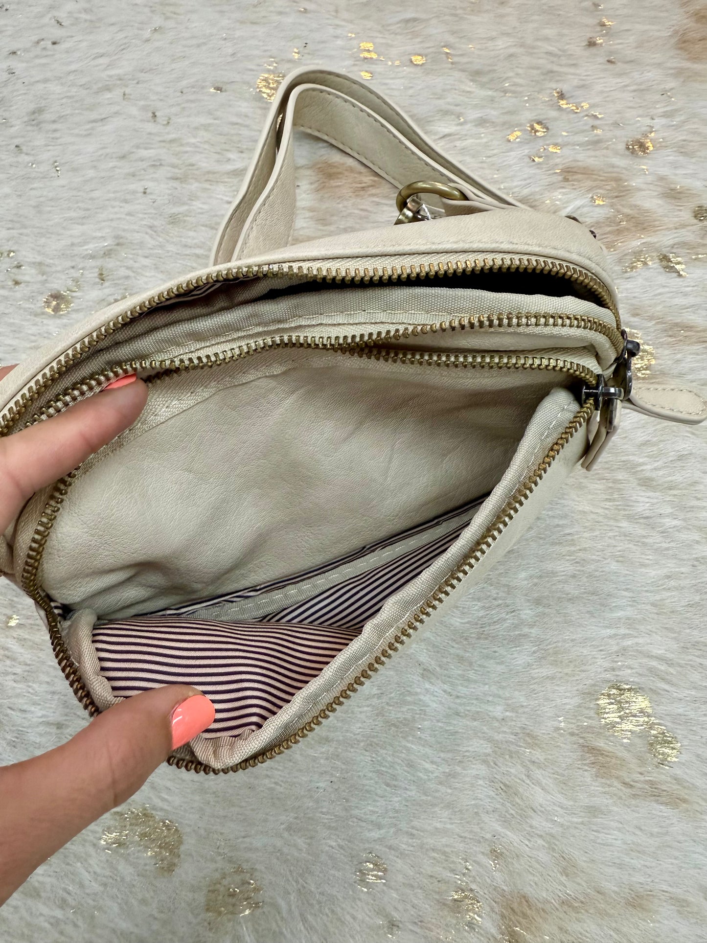 Kylie Double Zip Sling Belt Bag