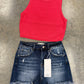 Raspberry Pop Knitted Crop
