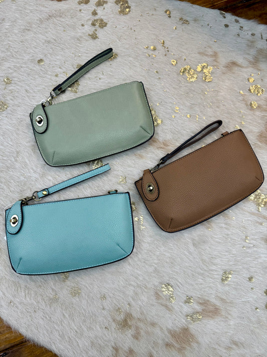 Mini Crossbody Wristlet Clutch