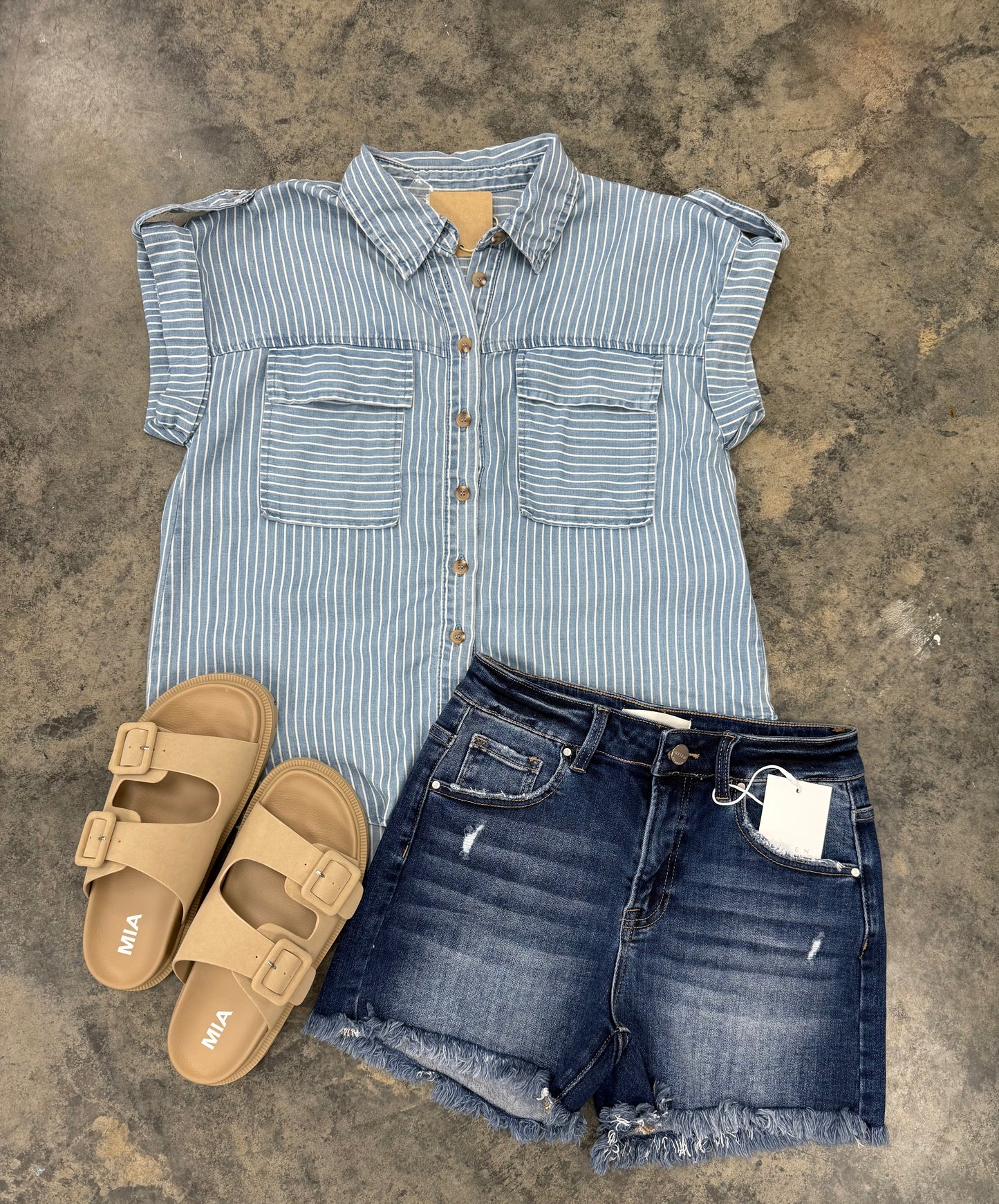 The Mariner Chambray Top