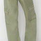 High Rise Wide Cargo Tencel Pants