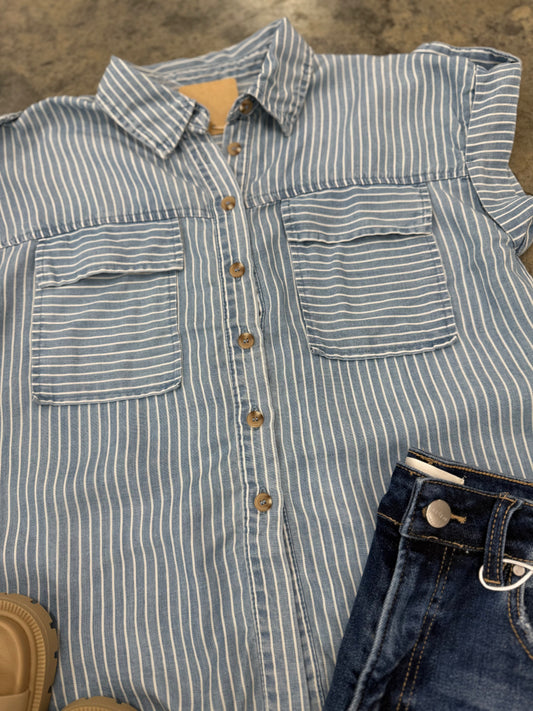 The Mariner Chambray Top