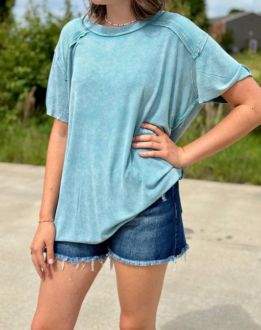 Aria Ribbed Top