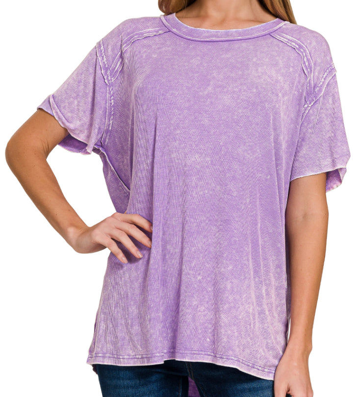 The Charlee Ribbed Tee