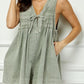 The Olivia Vintage V-Neck Romper