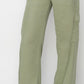 High Rise Wide Cargo Tencel Pants