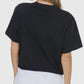 Arkansas ‘PUFF’ Pink Stitch Crop Tee