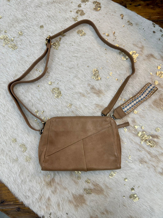 Gigi Crossbody with Woven Wrist Strap