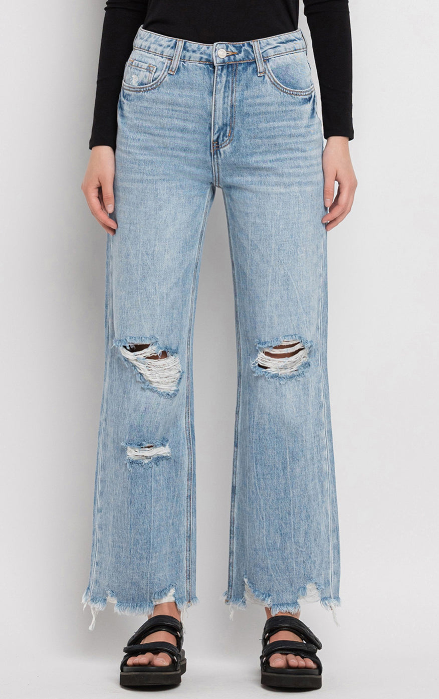 90s vintage super high Rise Flare vervet