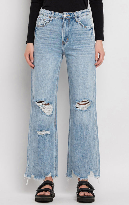 90s vintage super high Rise Flare vervet