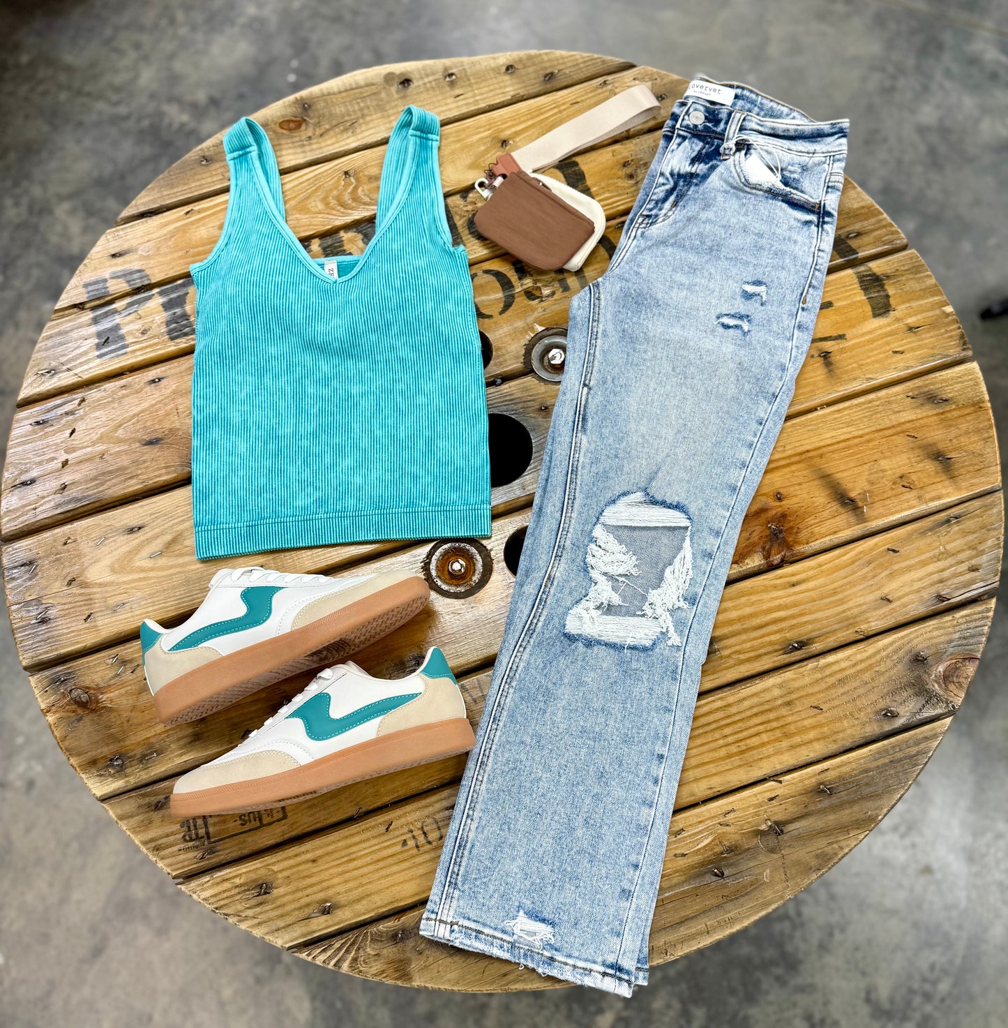 The Sophie High Rise Crop Straight Jean