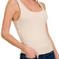 2 LAYER ROUND NECK TANK TOP