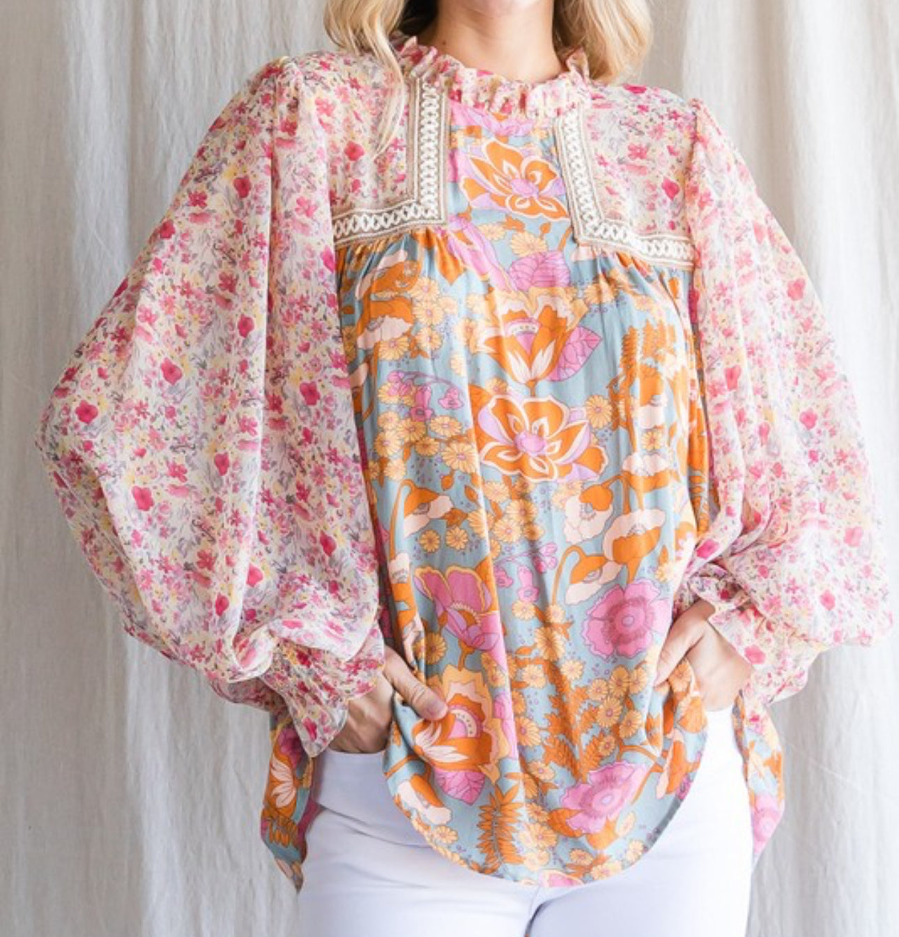 Moonlit Bloom Top