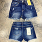 Stella High Rise Dark Wash Shorts