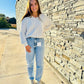 Vervet super high rise barrel jeans