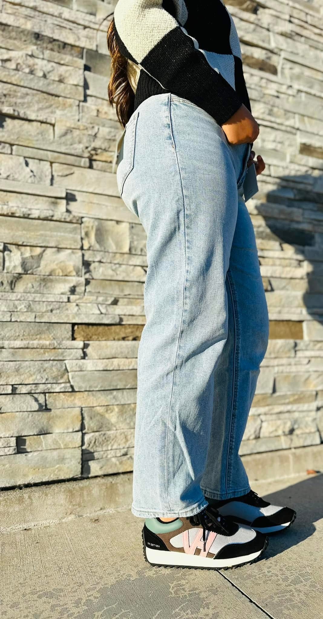 Vervet super high rise barrel jeans