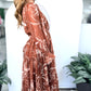 Brown/Pink Dress