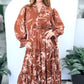 Brown/Pink Dress