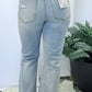 90s vintage super high Rise Flare vervet
