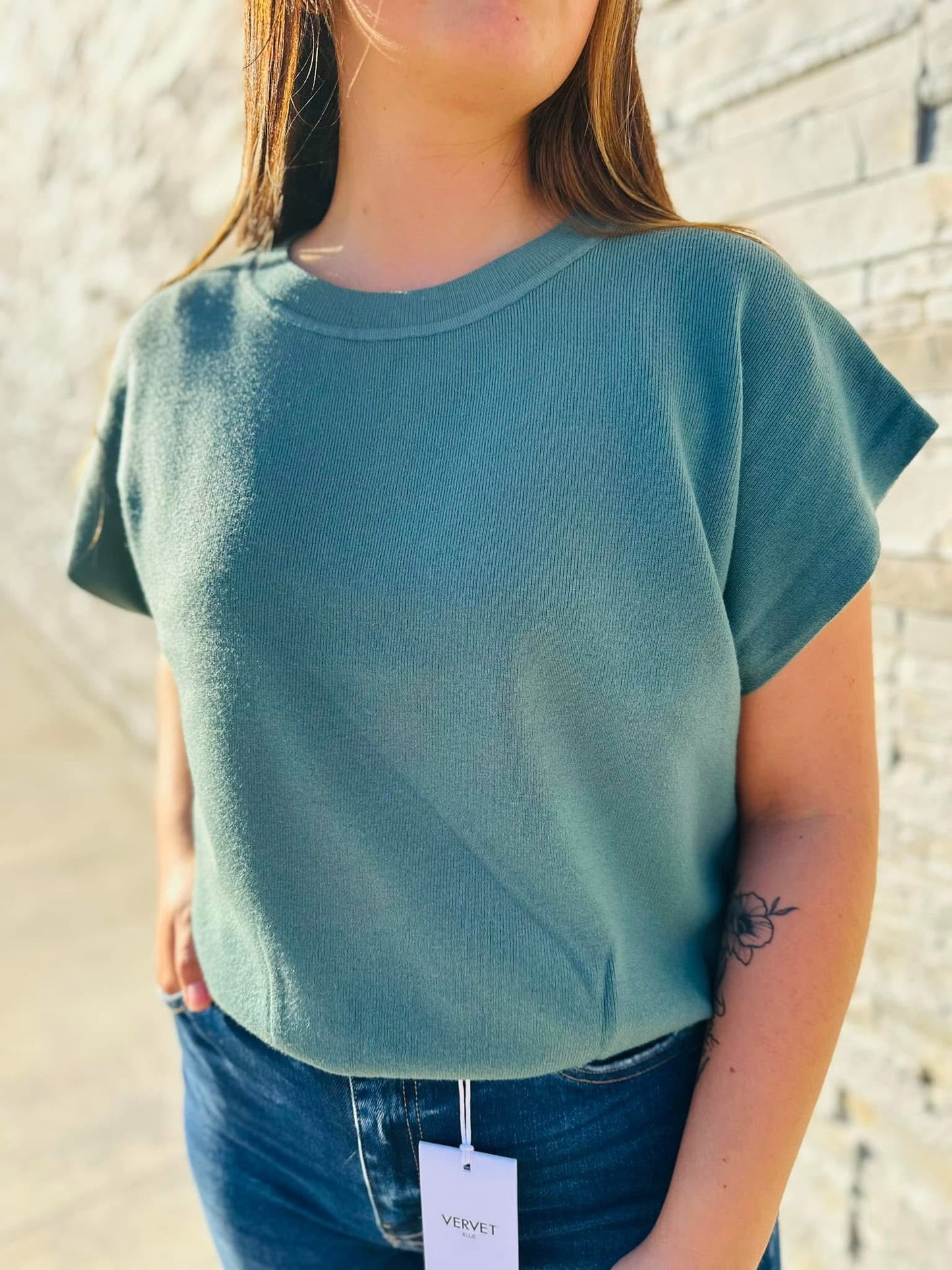Short Sleeve Sweater