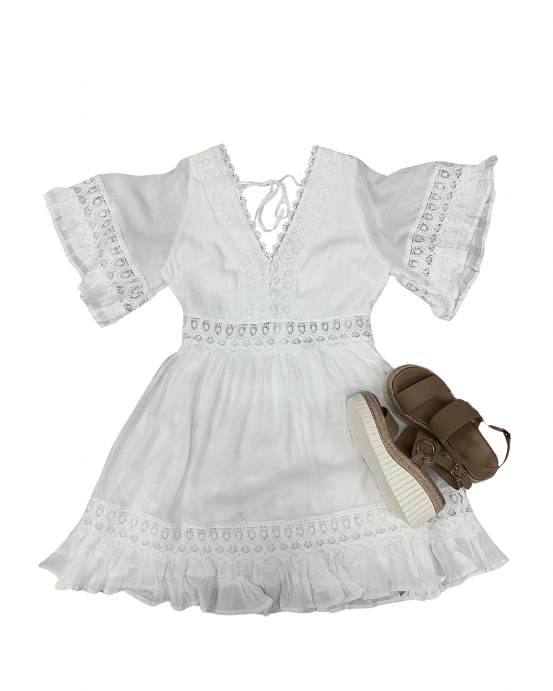 Elysian Ruffle Mini Dress