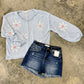Daisy Breeze Knit Top