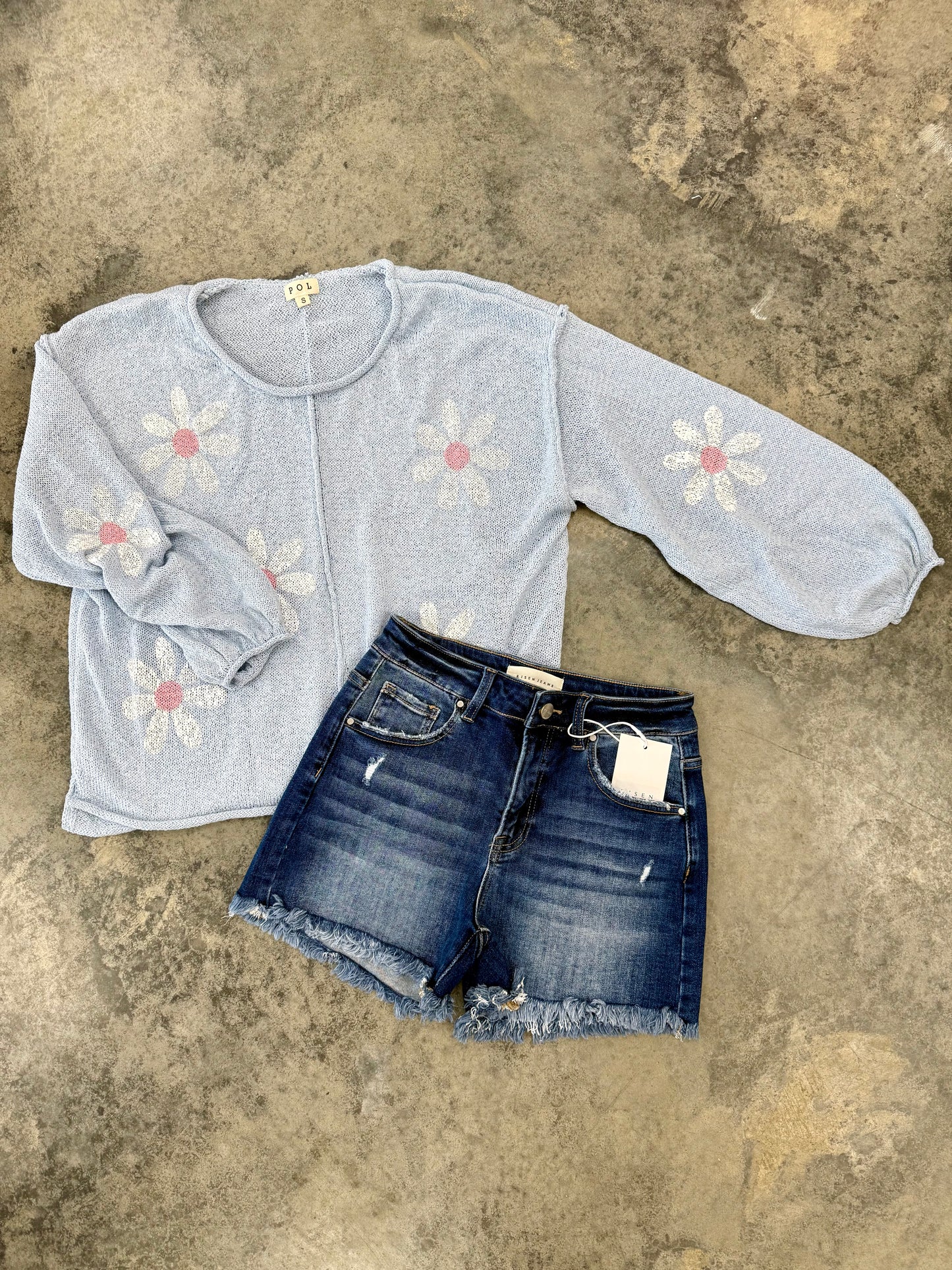 Daisy Breeze Knit Top