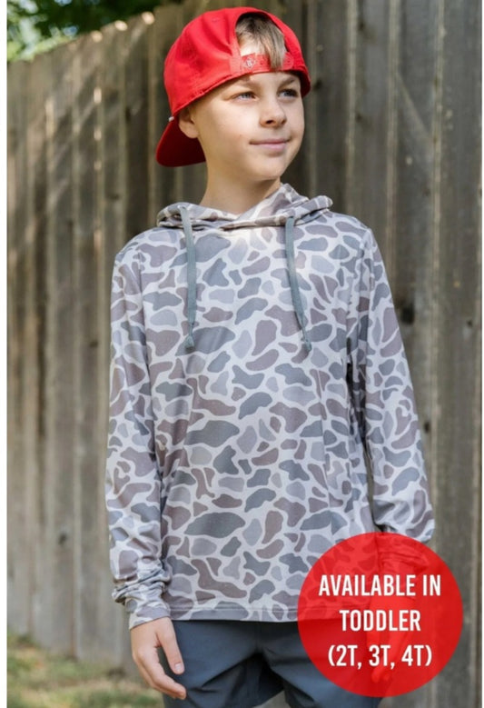 Youth Performance Hoodie Classic Deer Camo