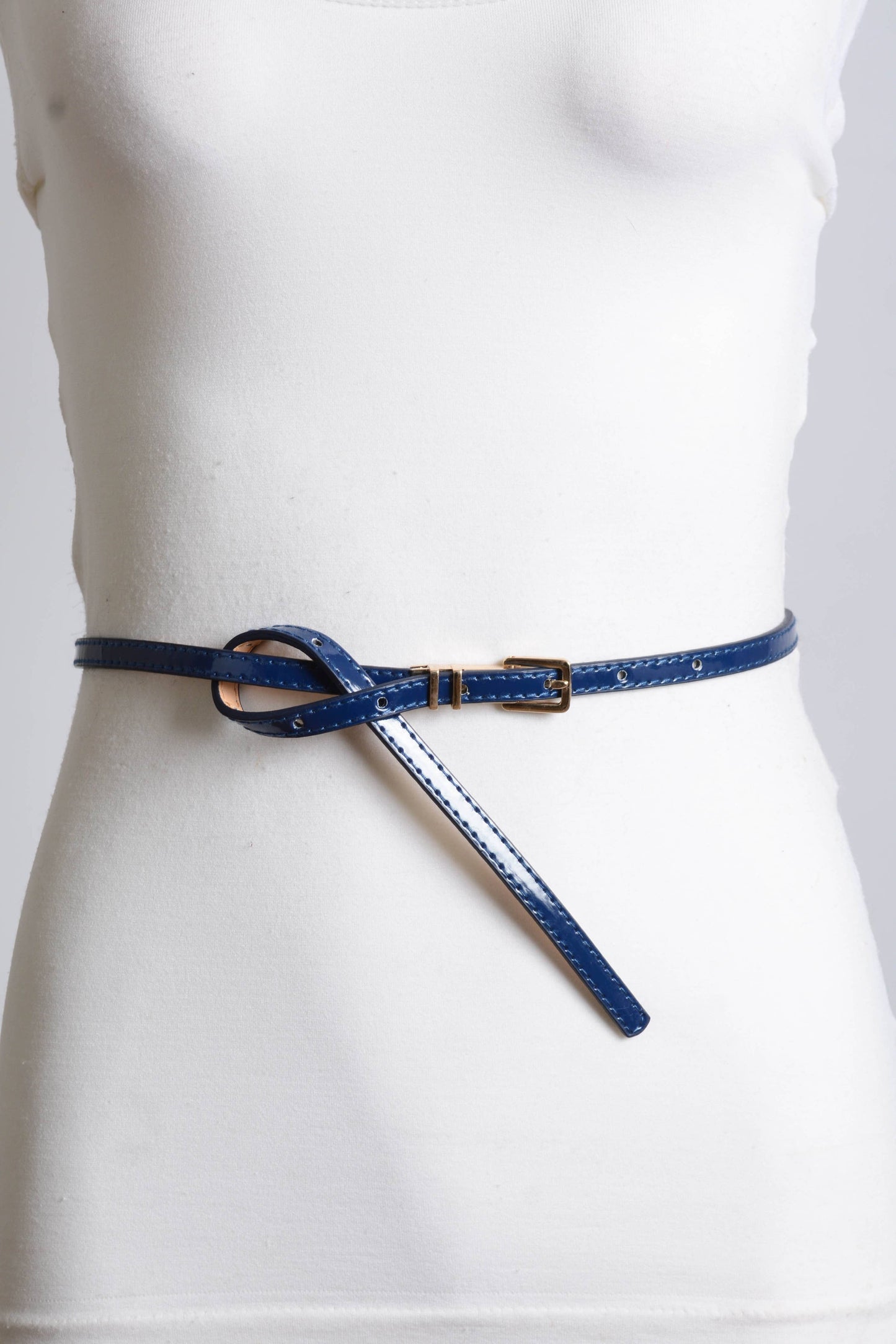 Ultra Skinny Square Buckle Belt