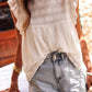 Ruffled Lace Flowy Tank Top