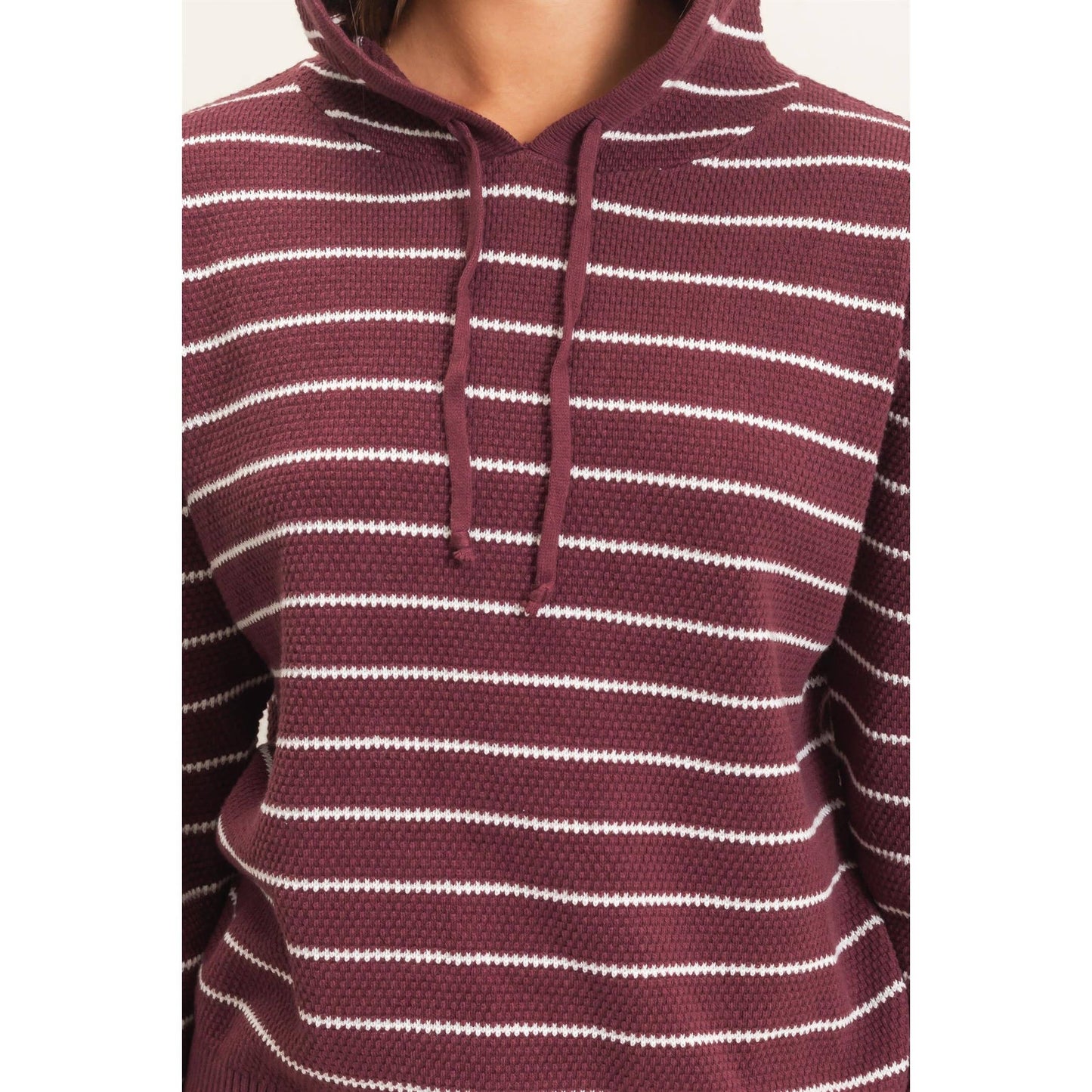 Striped Hooded Sweater