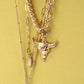 BULL HORN MULTI LAYER NECKLACE | 80N243