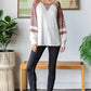 Wildflower Patchwork Waffle Knit Top