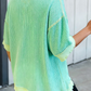 Oversized Mint Top
