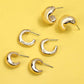 BUBBLY MINI HUGGIE HOOP TRIO EARRINGS