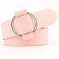 BASIC LEATHERETTE BUCKLE BELT