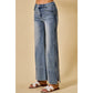 Braided Wide Leg Denim