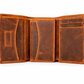 Leather Wallet for Men Handcrafted Distressed Trifold Wallet