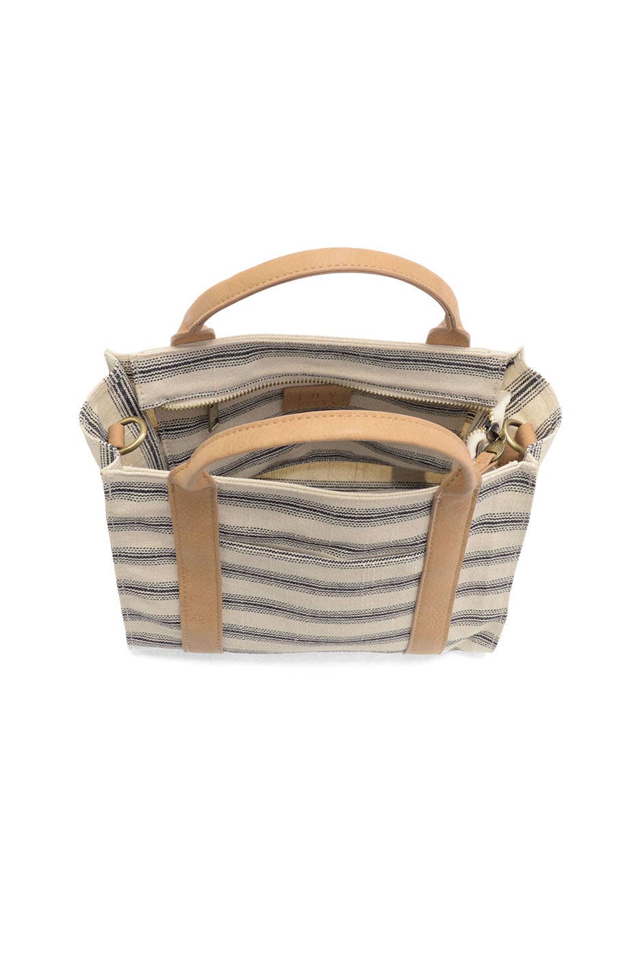 Pencil Stripe Medium Tote in Canvas