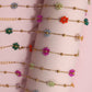 FLOWER CHARM BRACELETS