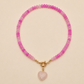 Natural Stone Semi-Precious Glass Mixed Necklace