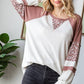 Wildflower Patchwork Waffle Knit Top