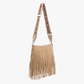 Sadie Suede Fringe Crossbody w/ Guitar Strap