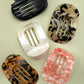 Jumbo Lay Flat Oval Hair Claw Clips