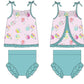Pink Snowcones Ruffle Swing Set